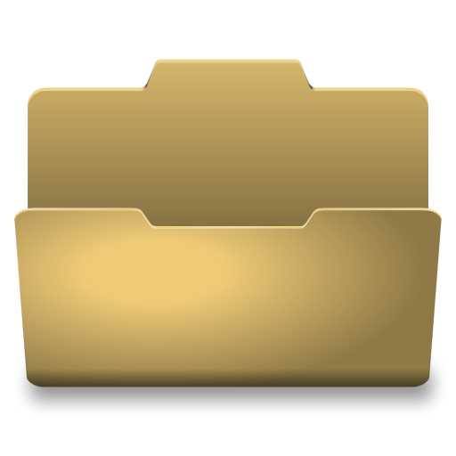 Yellow Open Icon 512x512 png